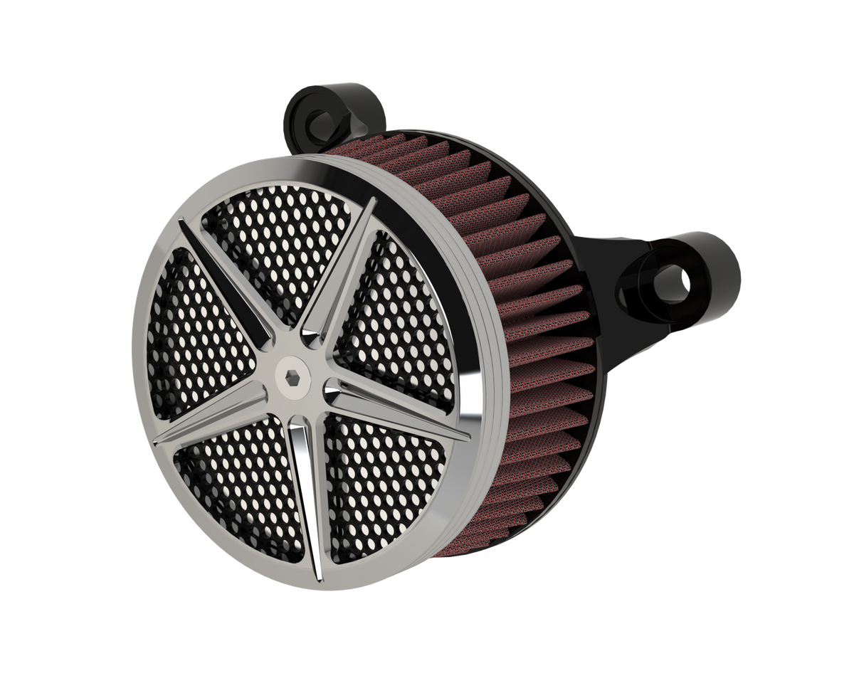 Rev Limit Air Cleaner in Polished