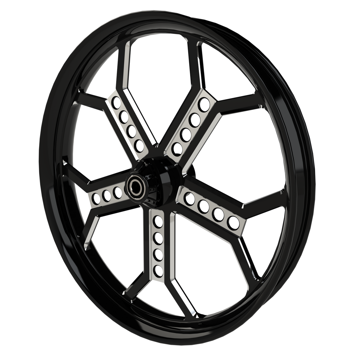 Revolution Bulldog Fat Tire Black Double Cut Wheels