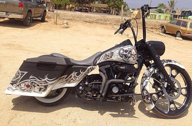 Simply Sinister Harley Touring Black Double Cut Wheels
