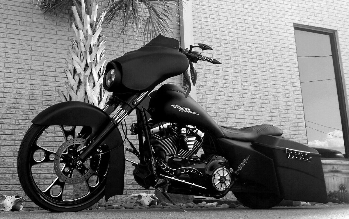 Simply Sinister Harley Touring Black Double Cut Wheels