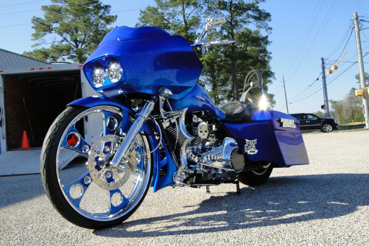 Simply Sinister Harley Touring Chrome Wheels