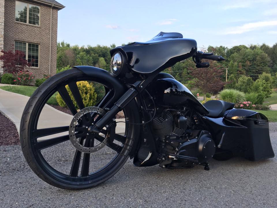 Sinful Harley Touring Black Wheels