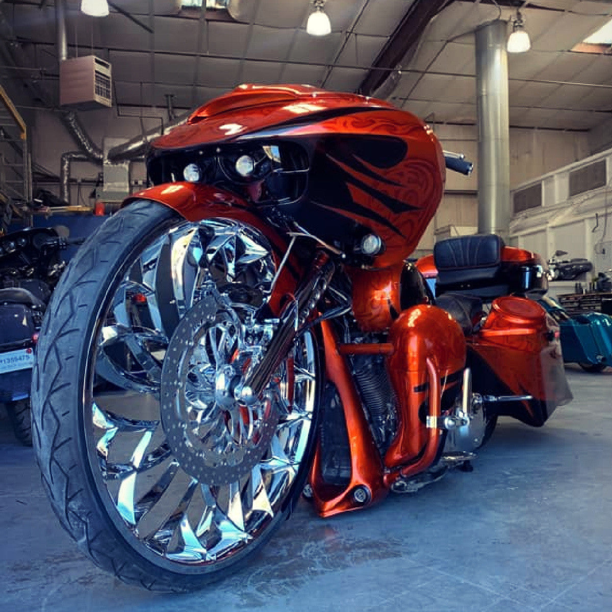 32 Inch Crusade 3D Chrome Harley Wheel