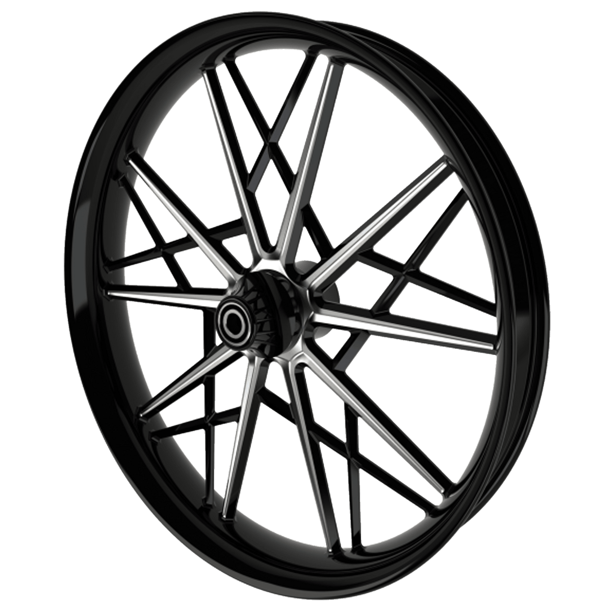 Stiletto Bulldog Fat Tire Black Double Cut Wheels