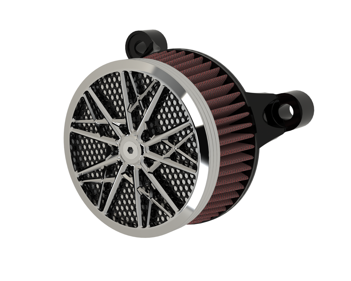 Stiletto Air Filter in chrome