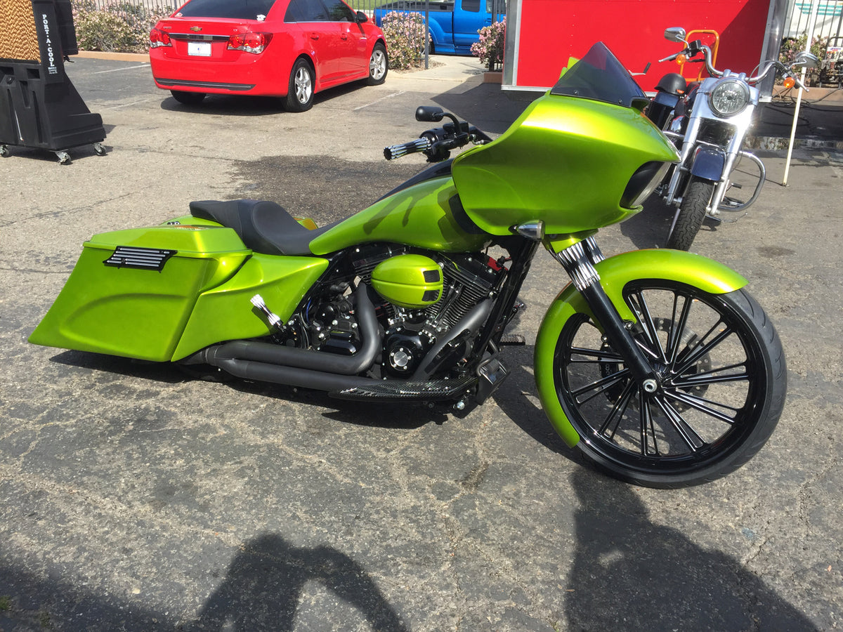 Switch Blade Harley Softail | Dyna | Sportster Black Double Cut Wheels