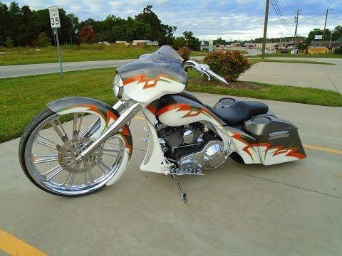 Switch Blade Harley Touring Chrome Wheels