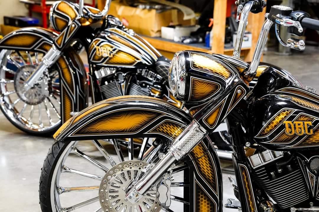 Straight Line Indian Chrome Wheels