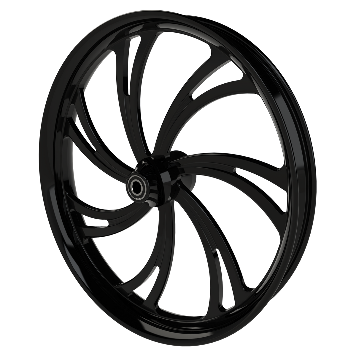 V Arm Harley Touring Black Wheels