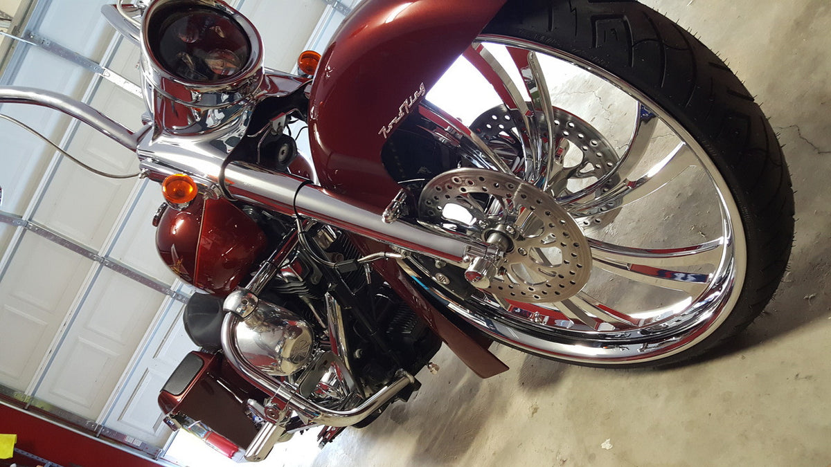 V Arm Harley Pan America Chrome Wheels