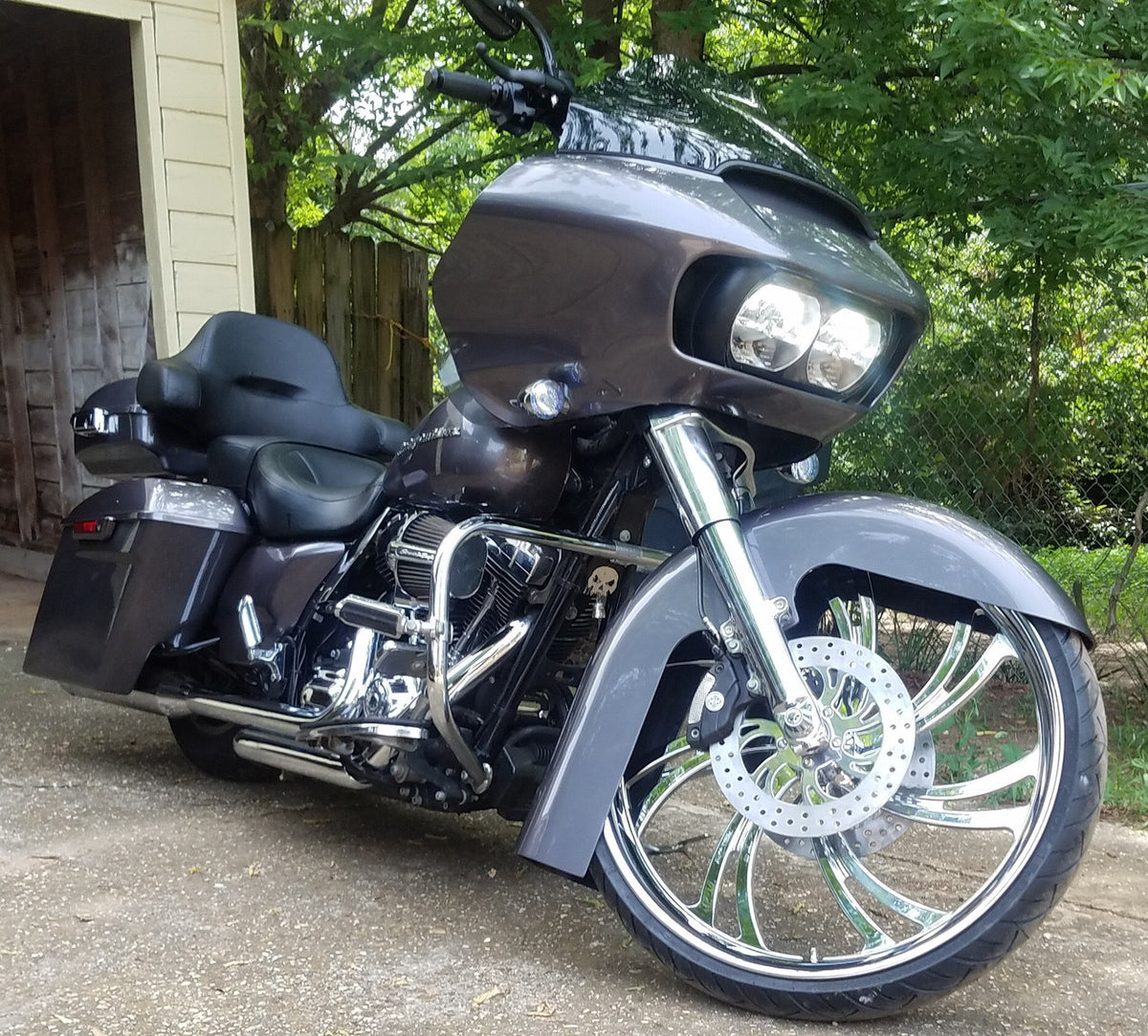 V Arm Harley Softail | Dyna | Sportster Chrome Wheels