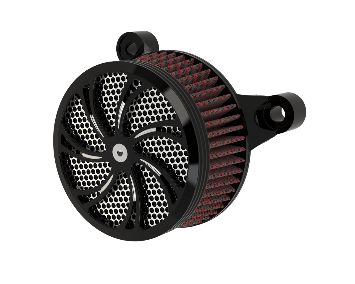 V Arm Air Cleaner in Black Contrast Cut
