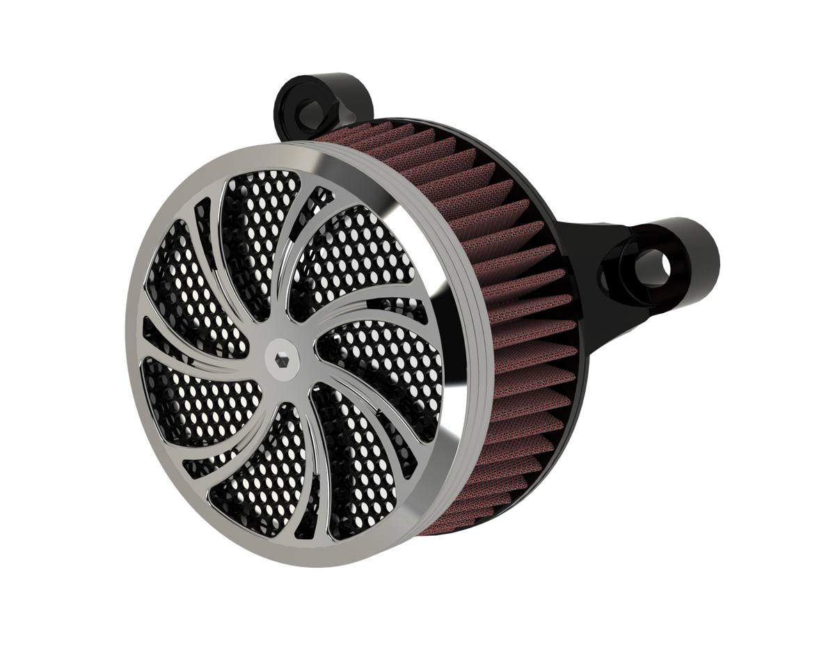 V Arm Air Cleaner in Polished