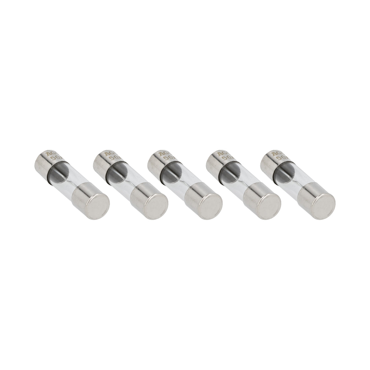 Raptor Mid Series Nickel-Plated AGU Fuses | 50A | 5 Pack - RAGU50-5