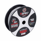 T-Spec V10 OFC Speaker Wire | 12 AWG | 125 ft. | White/Black - V10SW12125-WB