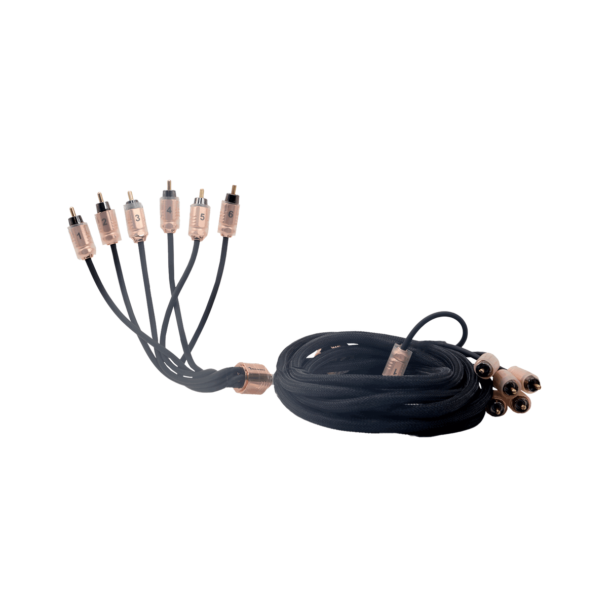 Diamond Audio 10Ft Six Channel RCA Cable - HX610
