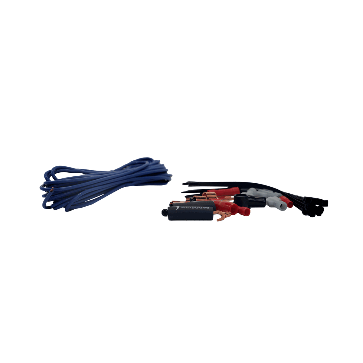Diamond Audio 2-Channel 8 Gauge Amplifier Installation Kit W/ RCA Interconnect and 20 ft Speaker Cable - HX82