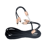 Diamond Audio 2-Channel 4 Gauge Amplifier Installation Kit W/ RCA Interconnect and 20 ft Speaker Cable - HX42