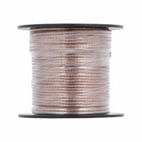 Raptor Vice Series CCA Speaker Wire | 18GA | 50 ft. | Clear - RSW18-50