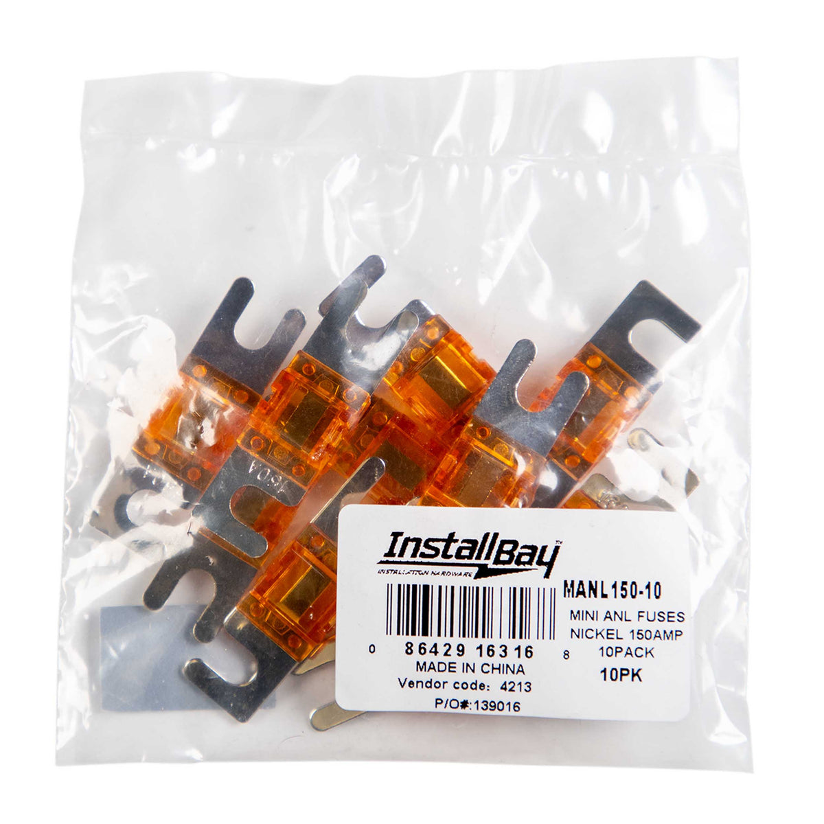 Install Bay Mini ANL 150 AMP Fuse - Package of 10 - MANL150-10
