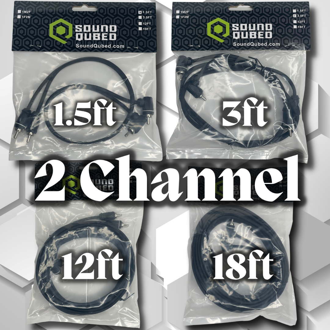 SoundQubed Twisted OFC 2-Channel RCA 1.5-18ft