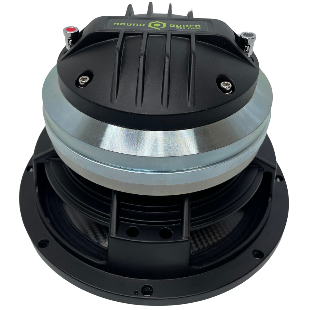 SoundQubed 8" BGX Series Pro-Hybrid Mid w/ 3" Horn