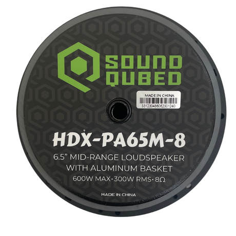 SoundQubed HDX Series Pro Audio 6.5" Speaker (single)