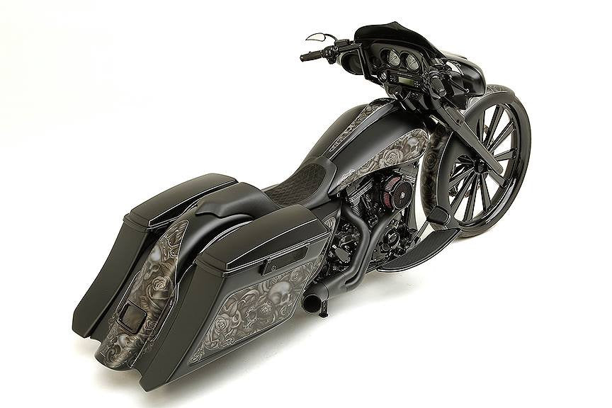Elliptical Illusion Metric Black Wheels