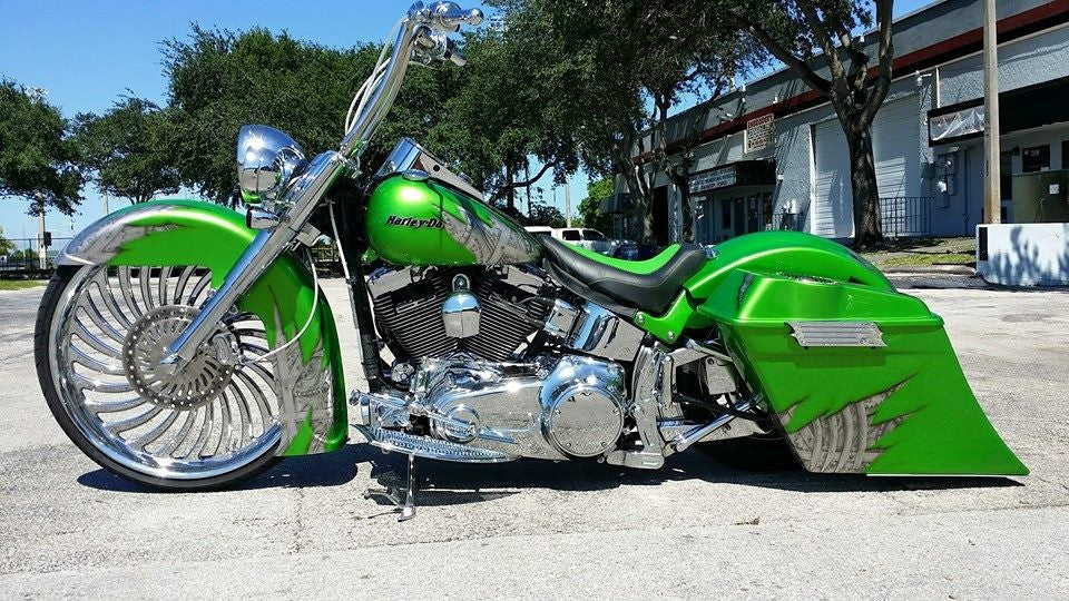 Hurricane Harley Pan America Chrome Wheels