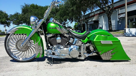 Hurricane Harley Pan America Chrome Wheels