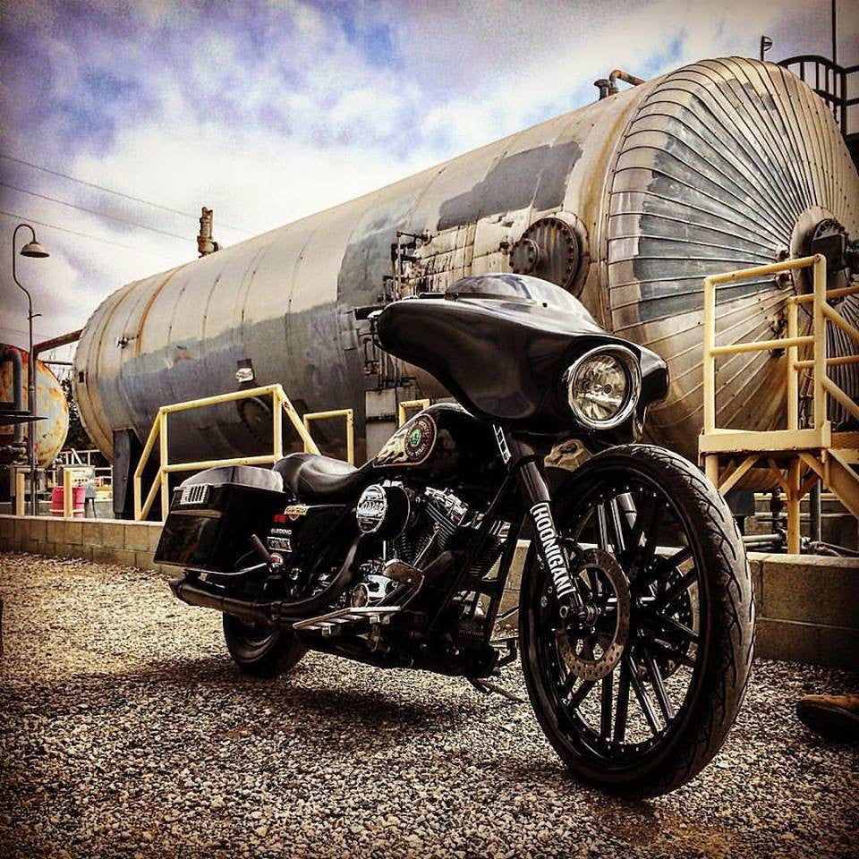 Super Street with Dimples Indian Black Double Cut Wheels