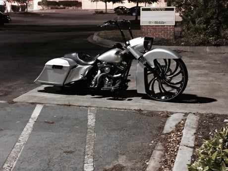 V Arm Metric Black Double Cut Wheels