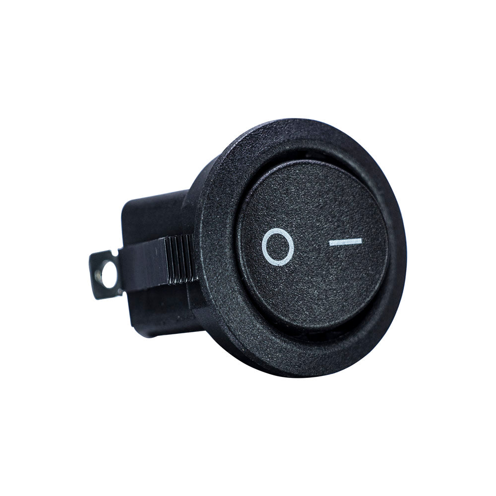 Install Bay Round Rocker Momentary Switch - Package of 5 - IBRRMOM