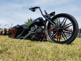 Super Street with Dimples Indian Black Wheels
