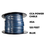 Install Bay CCA Value Line 4 Gauge Power Cable Blue - 125 Foot Coil - IBPC04-125
