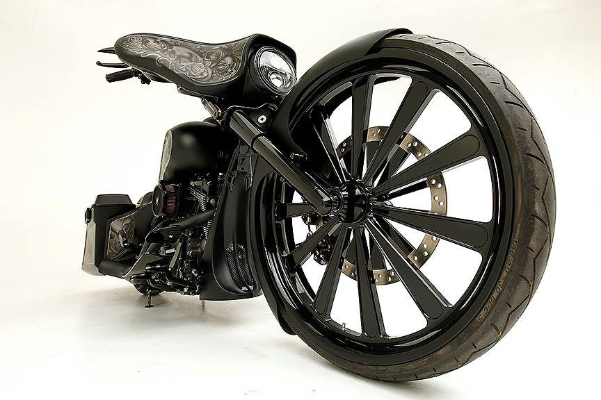 Elliptical Illusion Metric Black Wheels