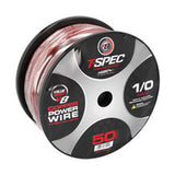T-Spec V8GT OFC Power Wire | 1/0 AWG | 50 ft. | Red - V8GT10RD-50
