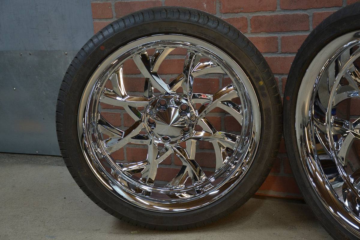 20x7 Chrome El KRWA Trike Set (for DNA Trike Kit)