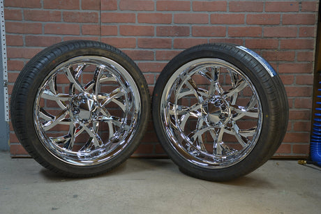 20x7 Chrome El KRWA Trike Set (for DNA Trike Kit)