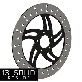 13" RTS-02 BLACK ROTOR