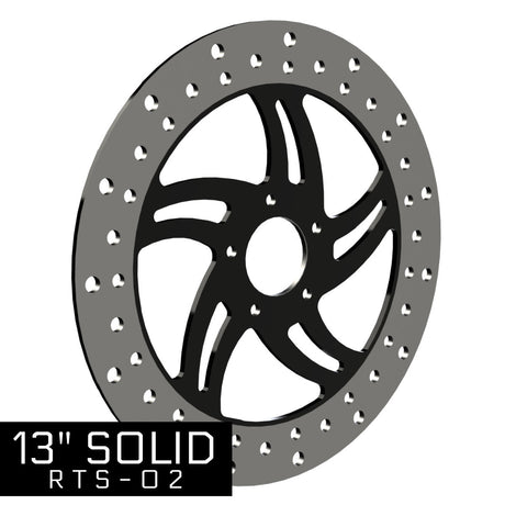 13" RTS-02 BLACK ROTOR