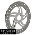 13" RTS-02 POLISHED ROTOR