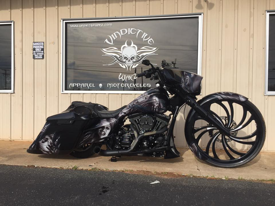 V Arm Indian Black Double Cut Wheels