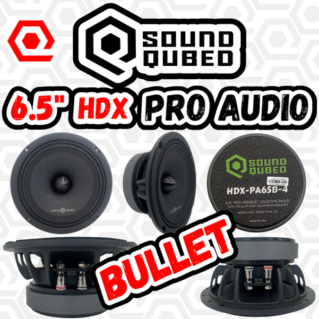 SoundQubed HDX Series Pro Audio Bullet 6.5" Speaker (single)