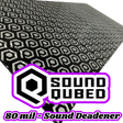SoundQubed Sound Deadener 80Mil Thickness 36 Sq ft (20 sheets)