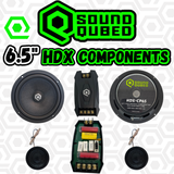 SoundQubed HDX Series 6.5" Component Set (Pair)