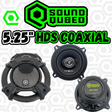 SoundQubed HDS Series 5.25" Coaxial 2-way Speakers (Pair)
