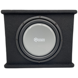SoundQubed HDS2 12" Subwoofer Wedge Loaded and Powered Enclosure
