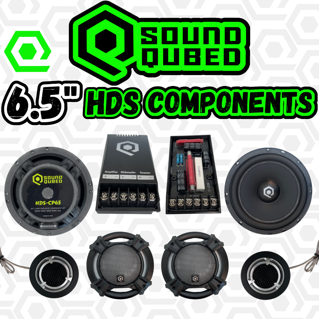 SoundQubed HDS Series 6.5" Components 2-way Speakers (Pair)