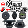 SoundQubed HDX Series Pro Audio 8" Speaker (single)